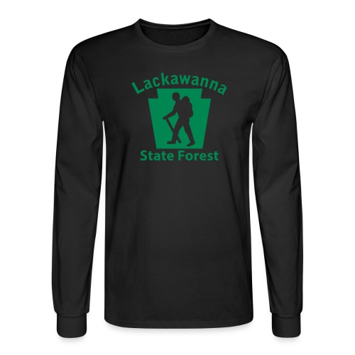 Lackawanna State Forest Keystone Hiker male - Men's Long Sleeve T-Shirt