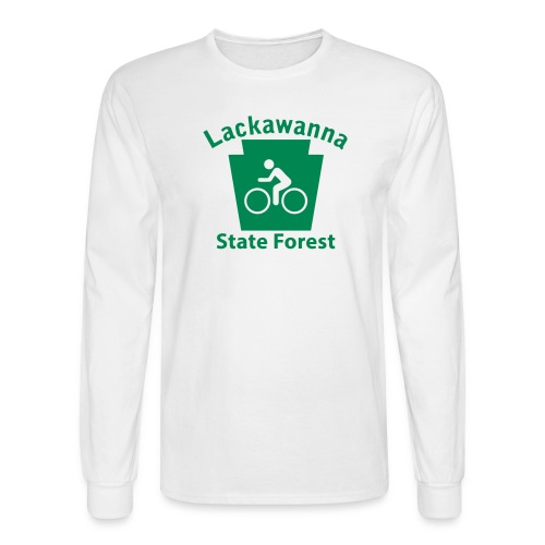 Lackawanna State Forest Keystone Biker - Men's Long Sleeve T-Shirt