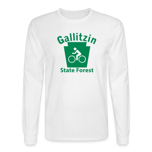 Gallitzin State Forest Keystone Biker - Men's Long Sleeve T-Shirt