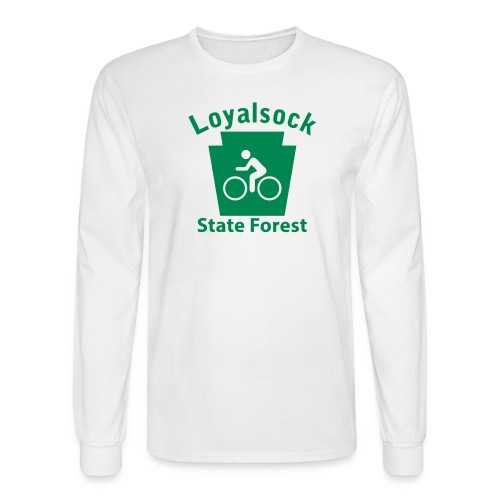 Loyalsock State Forest Keystone Biker - Men's Long Sleeve T-Shirt