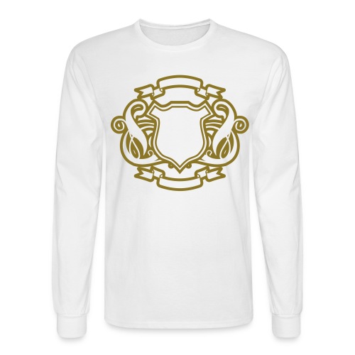 Add your Initial Golden Design - Men's Long Sleeve T-Shirt
