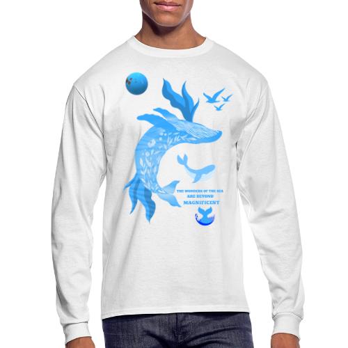 The Wonders Of The Sea - Men's Long Sleeve T-Shirt