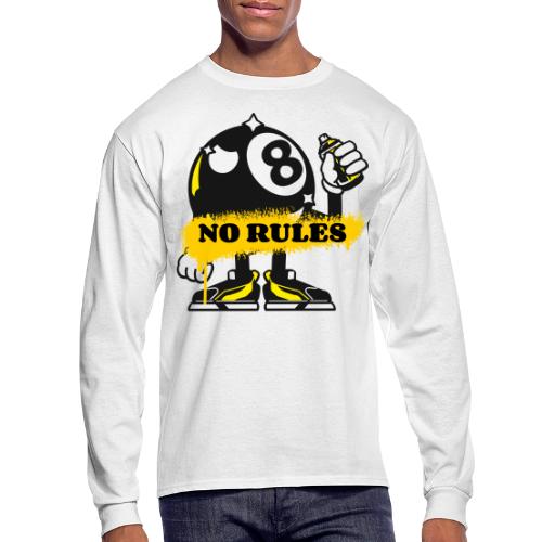 No Rules 8 Ball - Men's Long Sleeve T-Shirt