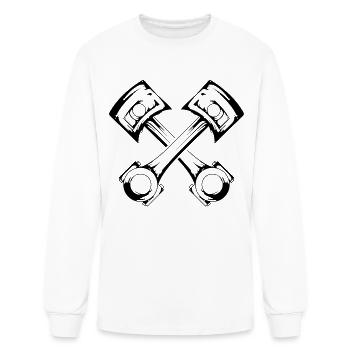 Motor Engine Mechanic - Men's Long Sleeve T-Shirt - white - Front