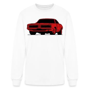 V8 Muscle Car - Men's Long Sleeve T-Shirt - white - Front