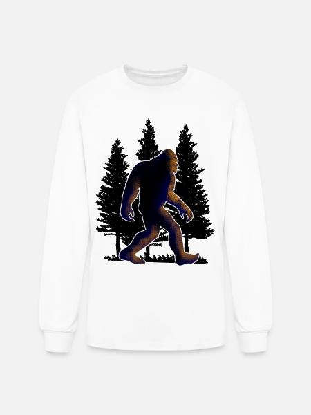 Big foot, Bigfoot - Men's Long Sleeve T-Shirt - white