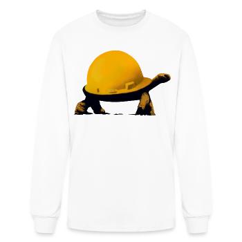Tortoise Helmet - Men's Long Sleeve T-Shirt - white - Front
