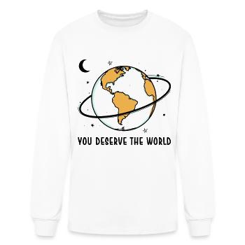 Globe Orbit Neon Swoosh - Men's Long Sleeve T-Shirt - white - Front