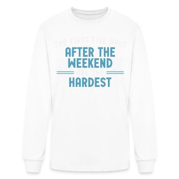 The First 5 Days - Men's Long Sleeve T-Shirt - white - Front