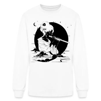 Flute Girl - Men's Long Sleeve T-Shirt - white - Front
