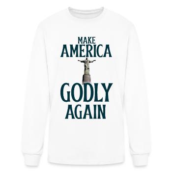 Make America Godly again - Men's Long Sleeve T-Shirt - white - Front