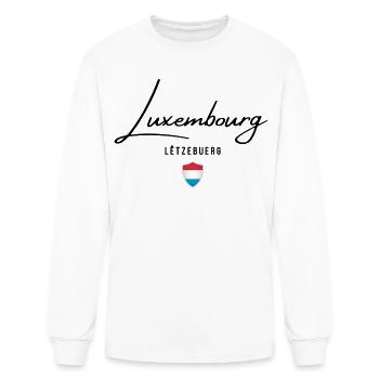 Luxembourg flag, Luxembourger pride - Men's Long Sleeve T-Shirt - white - Front
