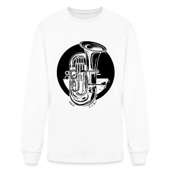 Tuba - Men's Long Sleeve T-Shirt - white - Front