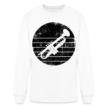 Trumpet - Men's Long Sleeve T-Shirt - white - Front