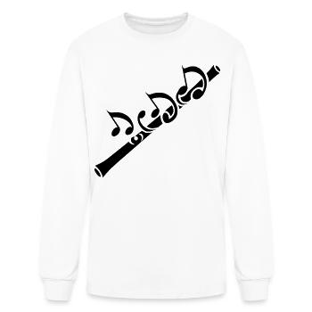 Flute Music - Men's Long Sleeve T-Shirt - white - Front
