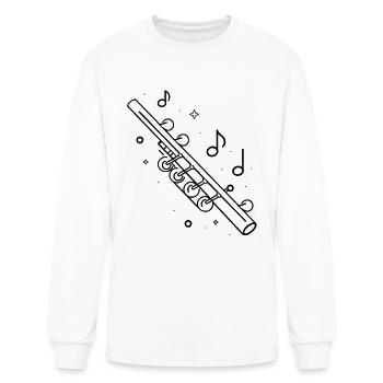 Flute Music - Men's Long Sleeve T-Shirt - white - Front