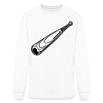 Baseball Bat - Men's Long Sleeve T-Shirt - white - Front