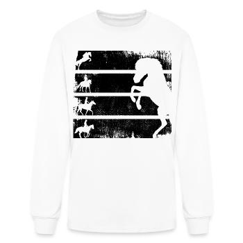 Horsemanship - Men's Long Sleeve T-Shirt - white - Front