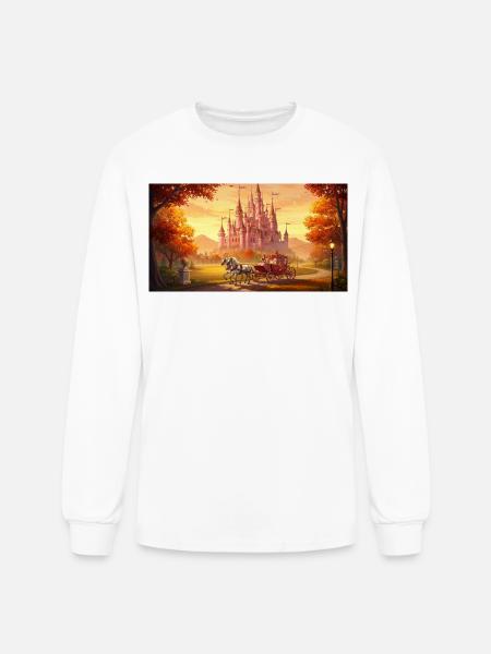 "A captivating digital painting - Men's Long Sleeve T-Shirt - white