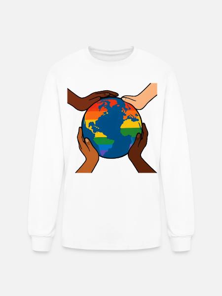Unity in Diversity - Men's Long Sleeve T-Shirt - white