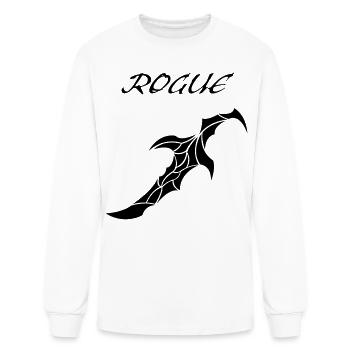 RPG Rogue Tribal Tattoo Design - Men's Long Sleeve T-Shirt - white - Front