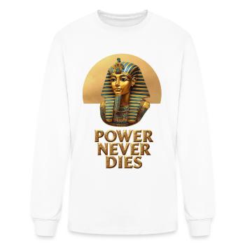 Power of the Pharaoh - Men's Long Sleeve T-Shirt - white - Front