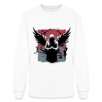 Fallen Angel - Dark Street Art - Men's Long Sleeve T-Shirt - white - Front