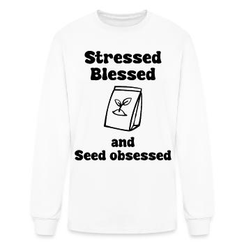 Seed Obsessed - Men's Long Sleeve T-Shirt - white - Front
