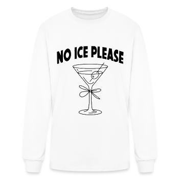 No Ice Please Martini - Men's Long Sleeve T-Shirt - white - Front