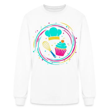 Baker - Men's Long Sleeve T-Shirt - white - Front