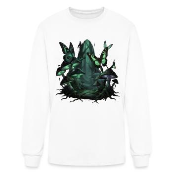 Emerald Forest Mirage - Men's Long Sleeve T-Shirt - white - Front