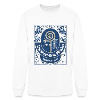 Spiral Crest Bavarian Badge - Men's Long Sleeve T-Shirt - white - Front