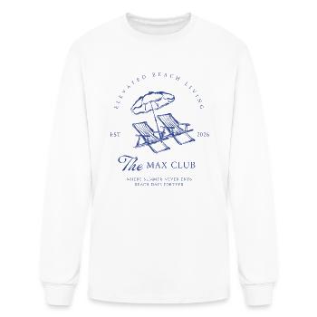 The Max Club Beach Lounge - Men's Long Sleeve T-Shirt - white - Front