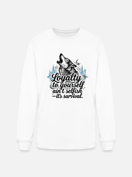Loyalty To Yourself - Men's Long Sleeve T-Shirt - white
