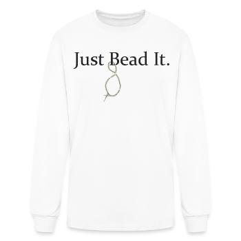 Just Bead It: The Power of the Rosary - Men's Long Sleeve T-Shirt - white - Front