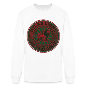 Morocco Fan Atlas Lions Football Summer - Men's Long Sleeve T-Shirt - white - Front