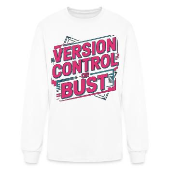 Mobile App Developer Version Control Mobile Coding - Men's Long Sleeve T-Shirt - white - Front