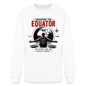 Celebrate the ultimate traveler milestone with thi - Men's Long Sleeve T-Shirt - white - Front