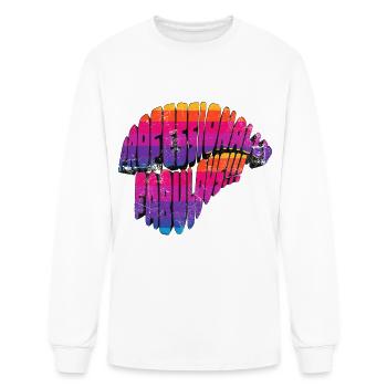 Professionally Fabulous Tee - Men's Long Sleeve T-Shirt - white - Front