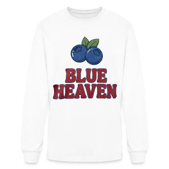 Blue Heaven Blueberries - Men's Long Sleeve T-Shirt - white - Front