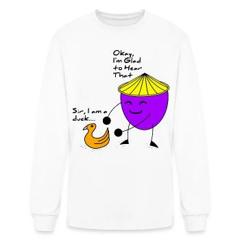 Sir, i am a Duck - Men's Long Sleeve T-Shirt - white - Front