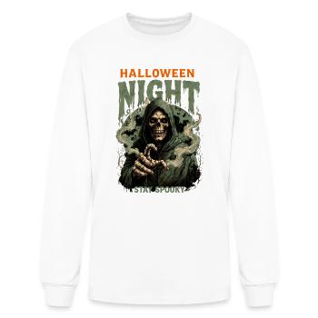 Halloween Night  - Men's Long Sleeve T-Shirt - white - Front