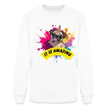 IT_IS_AMAZING - Men's Long Sleeve T-Shirt - white - Front