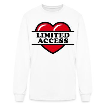Limited Access (Sweetheart / Love / Black 2C) - Men's Long Sleeve T-Shirt - white - Front