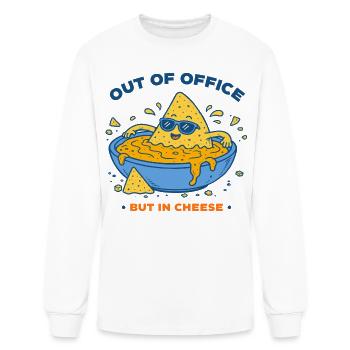 Chip in Cheese - Men's Long Sleeve T-Shirt - white - Front