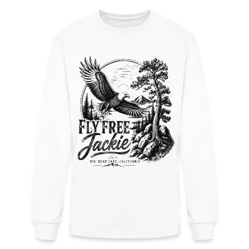 Fly Free Jackie Vintage Eagle Mountain - Men's Long Sleeve T-Shirt - white - Front