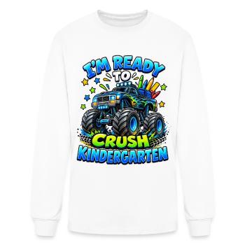 I’m Ready To Crush Kindergarten - Men's Long Sleeve T-Shirt - white - Front