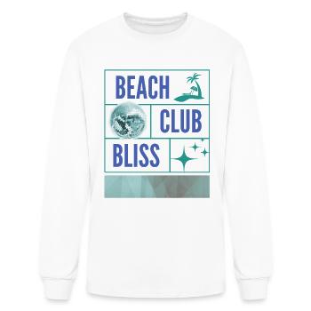 Beach Club Bliss – Summer and party atmosphere - Men's Long Sleeve T-Shirt - white - Front