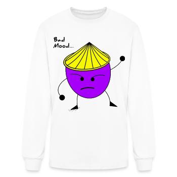 Bad Mood  - Men's Long Sleeve T-Shirt - white - Front