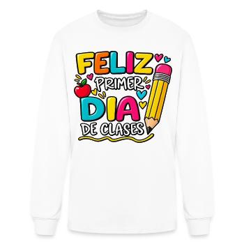  Feliz Primer Día de Clase - Men's Long Sleeve T-Shirt - white - Front